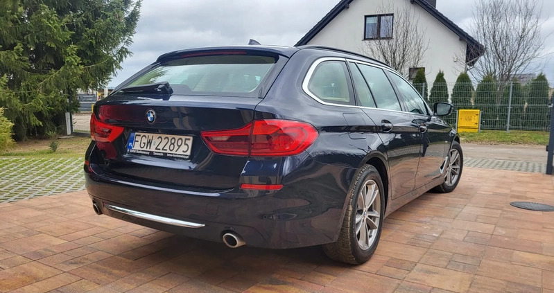 BMW Seria 5 cena 109000 przebieg: 132400, rok produkcji 2017 z Dolsk małe 67